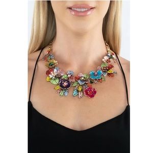 Eye Candy Multicolor Floral Necklace